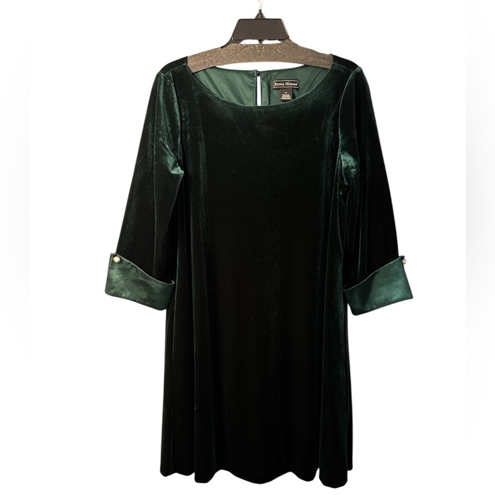 Jessica Howard Velvet Mini Dress - Picture 7 of 8